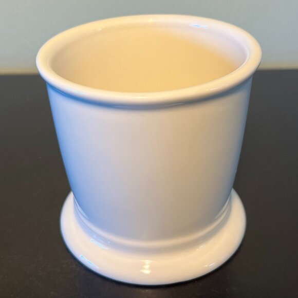 Anthropologie Letter J Monogram Initial Shaving Style Pedestal Base Mug Cup - Picture 8 of 12